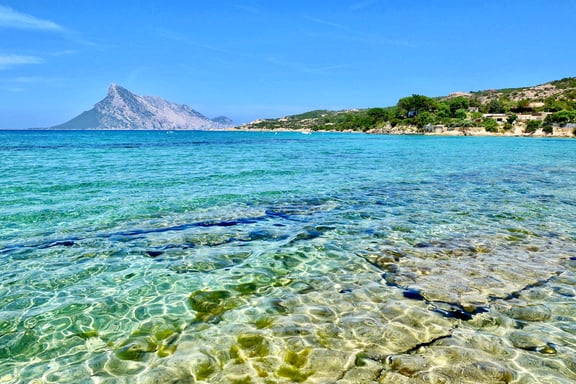 Vista del mare di Olbia