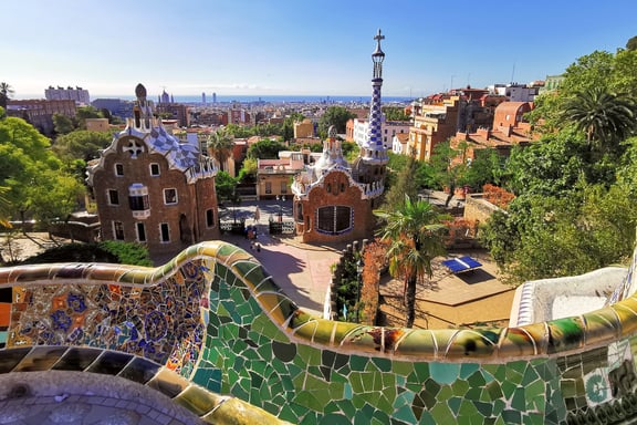Dónde ir en agosto: Barcelona Park Güell de Barcelona