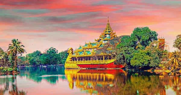 Voli da Vientiane - Wattay per Yangon - Mingaladon