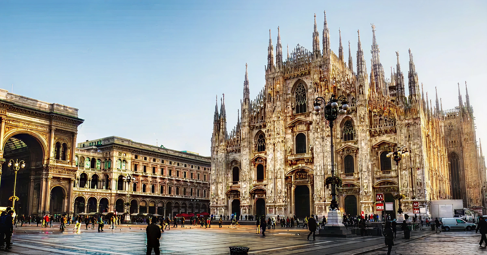 Vista del Duomo di Milano